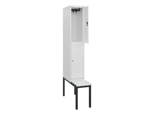 Dubbeldekse dekenkist,HxBxD 1950x300x815mm,1x2vak.,vak B 300mm