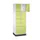 lockerkast,HxBxD 1950x620x500mm,2x4vakken,cil.-slot,sokkel