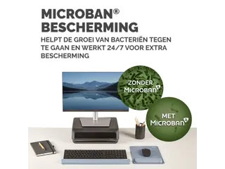 Muismat met polssteun Fellowes Breyta XL blauw 21x28cm - 14