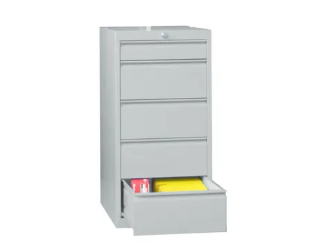 Ladenkast HxBxD 1000x500x600mm 7 Laden Ral7035