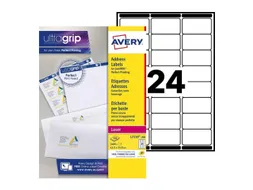 Adresetiket Avery QuickPeel L7159-100 63.5x33.9mm Wit 2400 stuks