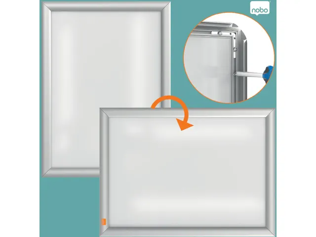 Essence clicklijst, uit aluminium, ft A3