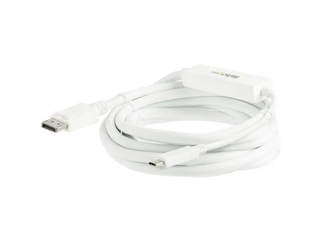3m Usb-C Naar Displayport Kabel - 4k 60hz - Wit