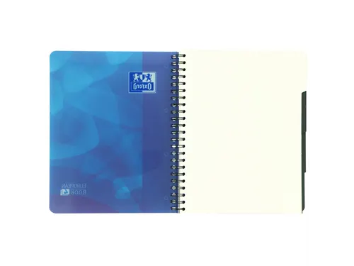 Projectboek Oxford Scribzee A4+ 4r Lijn 120vel Blauw
