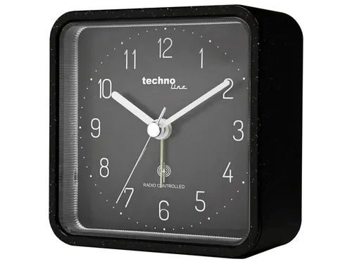 Wekker Technoline WT 775 91x91x40mm zwart analoog
