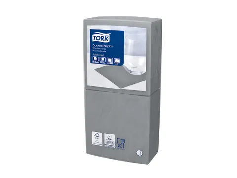 Tork 477832 Cocktailservet Advanced Grijs 24x24cm