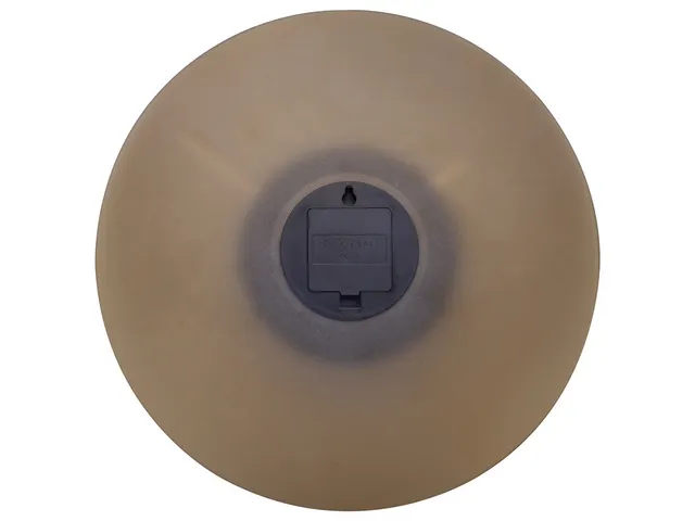 Stille wandklok - 40cm - Mat bruin - Glas - NeXtime "Float"