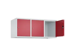 opzetkast,v. locker,3vak.,vak B 400mm,HxBxD 500x1200x500mm,vleugeldeur - 2