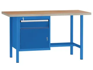 werkbank,HxBxD 840x1500x700mm,onderstel RAL5010,fronten RAL5010 - 2