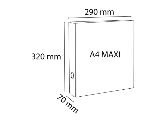 Ringmap PVC A4+ 4D-R 50 mm 3dekaft rood