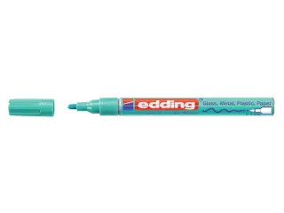 Viltstift edding 751 lakmarker rond metallic groen 1-2mm - 1