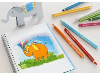 kleurpotlood Faber-Castell Jumbo 12stuks - 3
