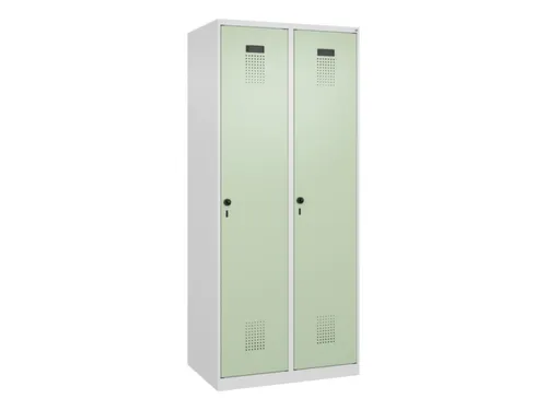 locker voor scheiding van kleding,HxBxD 1850x800x500mm,2vak