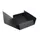 Elastomap A4 glanskarton 3 kleppen monobloc-Zwart