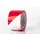 tape,standaardkleur,PVC,rood/wit,band LxB 30mx50mm