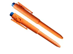 BST J800 Detecteerbare drukpen Oranje Schrijfkleur Blauw 25 Stuks