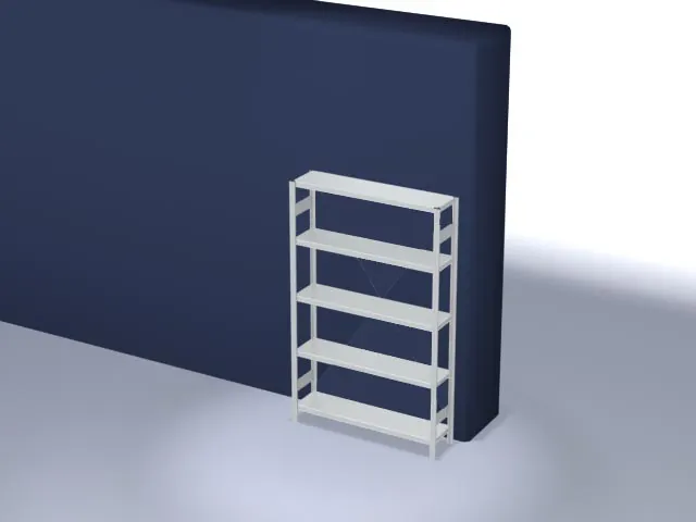 magazijnstelling,grondveld,HxBxD 2000x1360x335mm,vakl. 175kg