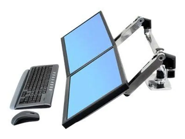 Ergotron Monitorarm LX Dual Deskmount Arm 2 Schermen