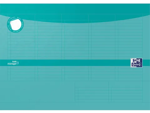 Essentials taksmanager weekplanner 120blz A4 aqua