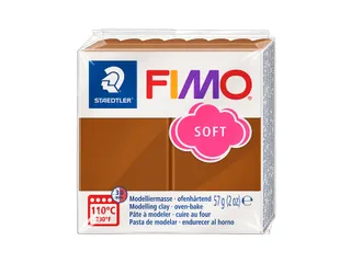 Boetseerklei Fimo soft 57 gram caramel - 1