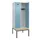 locker met bank,HxBxD 2120x800x815mm,2vak,vak B 400mm,cilinderslot