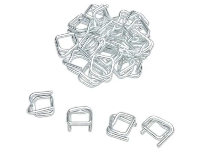 Gespen Staal 13mm Zilver 1000 Stuks