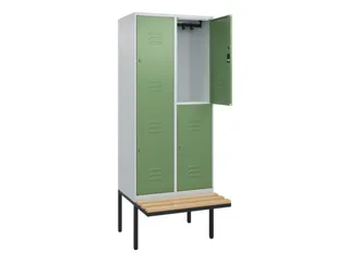 Dubbeldekse dekenkist,HxBxD 2120x800x815mm,2x2vak.,vak B 400mm - 2