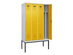 locker voor scheiding van kleding,HxBxD 2120x1200x500mm,4vak