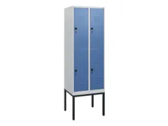 dubbeldekse locker,HxBxD 1950x600x500mm,2x2vak.,vak B 300mm