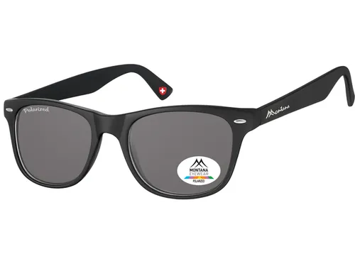 Zonnebril Montana Havanna met smoke gepolariseerd glas zwart