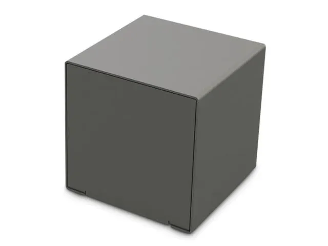 zitkubussen,HxBxD 450x450x450mm,staal-zitting grijs