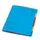 Sorteermap Jalema Secolor sixtab A4 6 vaks blauw karton