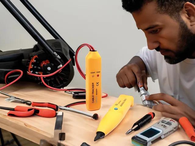 Multifunctionele kabelzoeker kabeltester met toongenerator en signaal