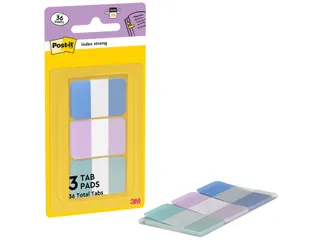Indextabs Post-it 686-3COAST 25.4x38.1mm Strong - 3