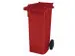 Vuilcontainer PE 80 liter HxBxD 930x448x530mm met wielen rood