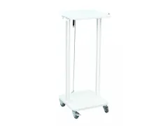 Verrijdbare Afvalzakhouder Saekko Boy met deksel 60 Liter Wit