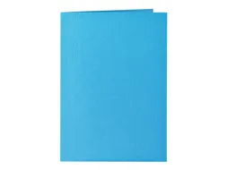 Correspondentiekaart Papicolor dubbel 105x148mm hemelsblauw pak 6 st
