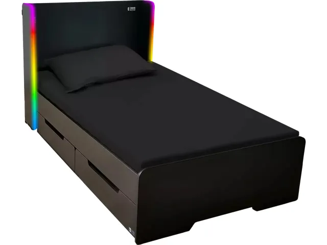 X Rocker Electra Rgb Gaming 1-persoonsbed 2023272 90x190cm zwart