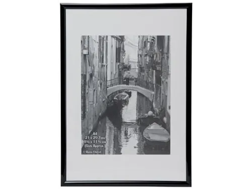 Hampton Frames Fotokader Aluminium, Zwart, A4