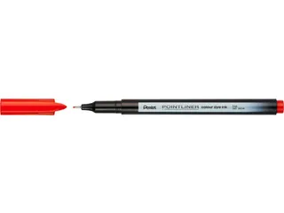 Fineliner Pentel Pointliner S40-B fijn rood - 2