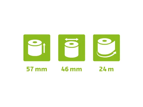 Rol Voor Ticket Bankkaart 57X46Cmx18M 55 Gram