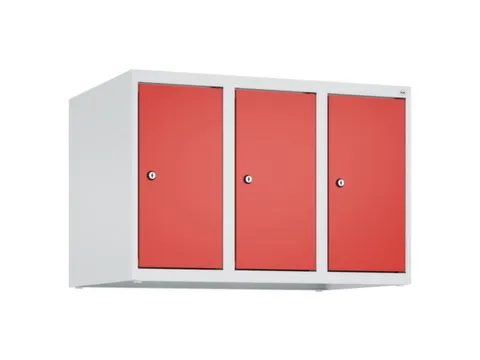 opzetkast,v. locker,3vak.,vak B 250mm,HxBxD 500x750x500mm,vleugeldeur