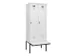 locker met bank,voor scheiding van kleding,HxBxD 2120x800x815mm,2vak