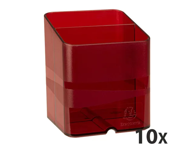 Pot à crayons Pen-Cube Chromaline - Rouge carmin