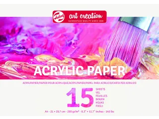 Acrylverfpapier Talens Art Creation A4 15 vel 290gr - 2