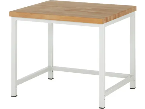 werkbank,HxBxD 840-1040x1000x900mm,beukblad,draagverm. 1250kg,RAL7035