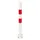 aanrijdbeveiliging paal,HxØ 1000x80mm,geeft mee,TPU,wit/rood
