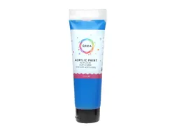 Acrylverf Qrea 120 ml primair blauw