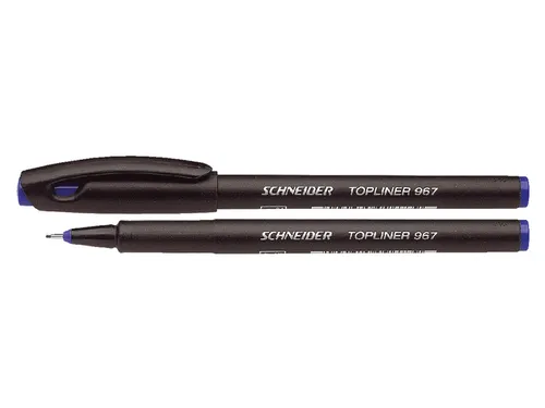 Fineliner Schneider Topliner 967 Blauw 0.4mm
