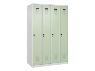 locker voor scheiding van kleding,HxBxD 1850x1200x500mm,4vak - 2